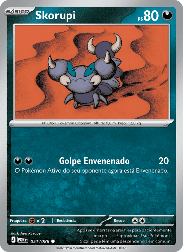 Skorupi, card 051 from Equilíbrio Perfeito