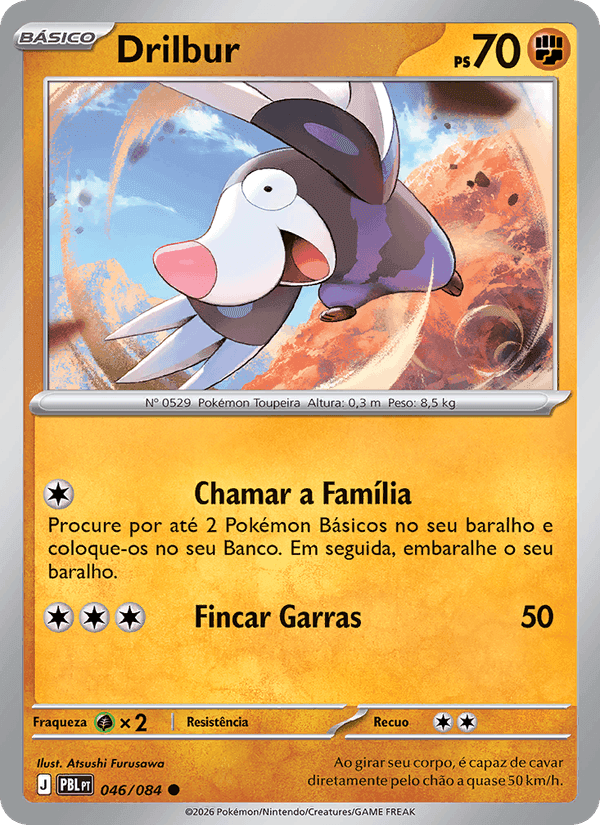 Drilbur, card 046 from Escuridão Absoluta