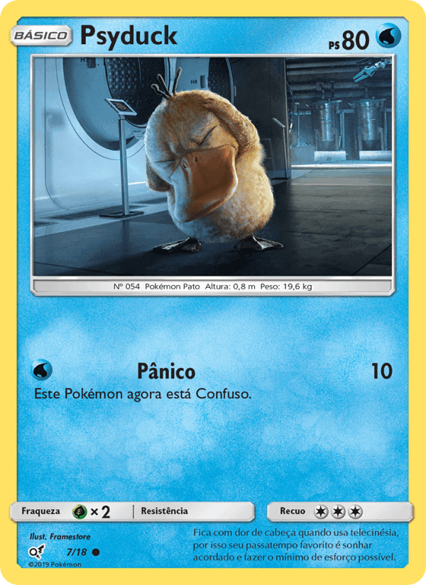 Psyduck, carta 7 de Detetive Pikachu