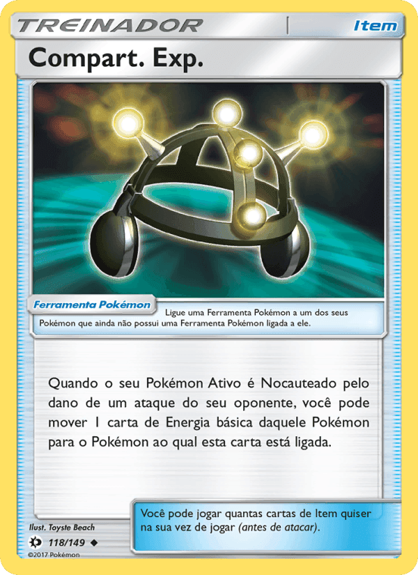 Compart. Exp., carta 118 de Sol e Lua