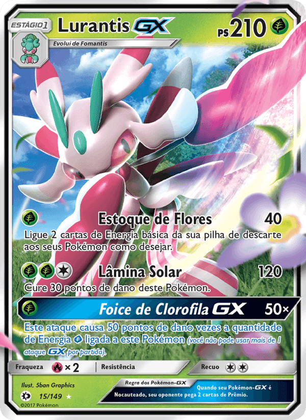 Lurantis GX, carte 15 de Sol e Lua