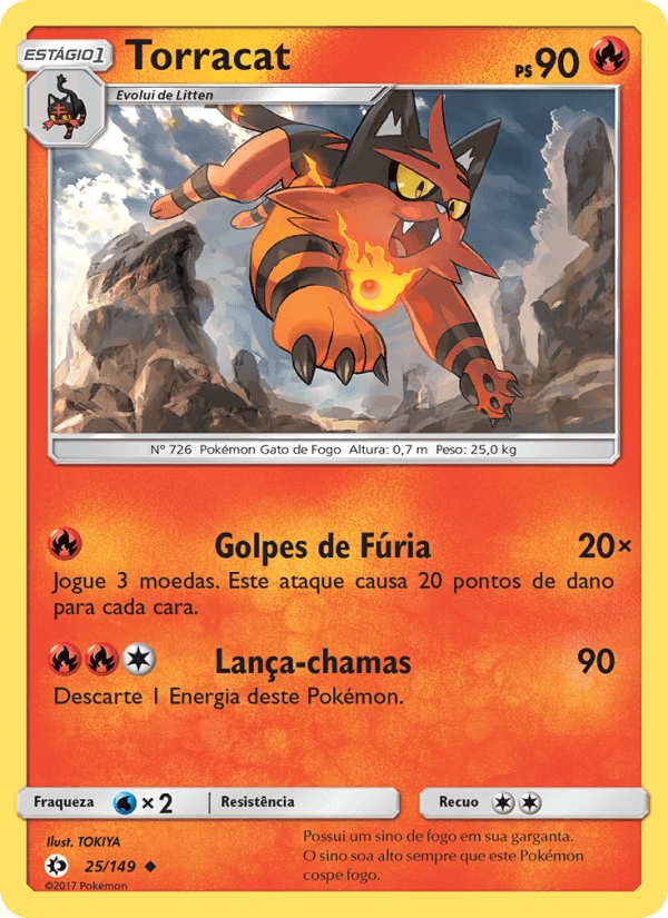 Torracat, carte 25 de Sol e Lua