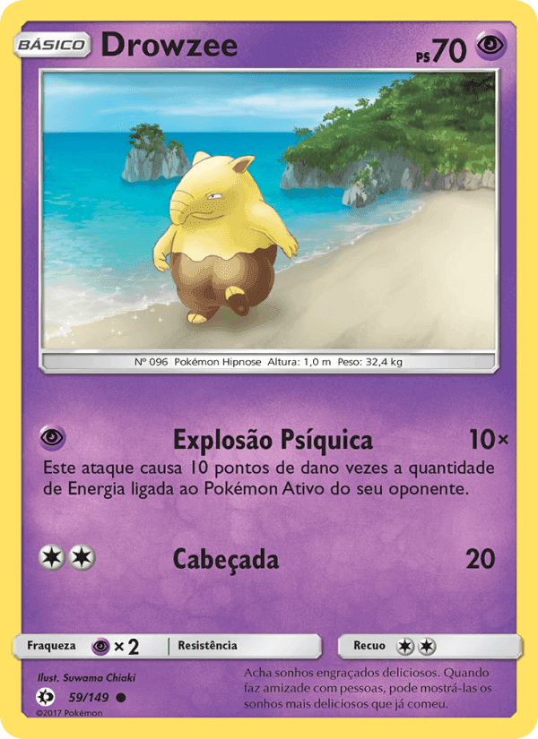 Drowzee, carta 59 de Sol e Lua