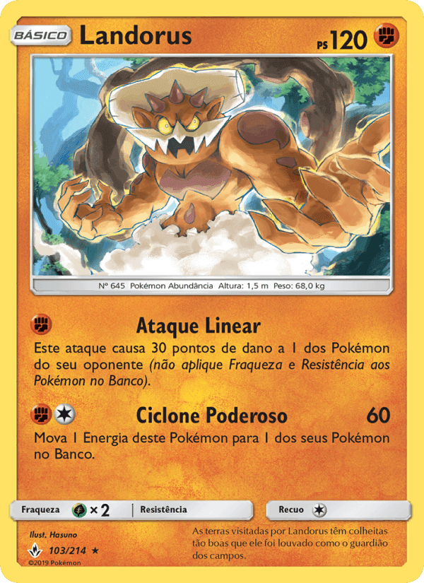 Landorus, carta 103 de Elos Inquebráveis