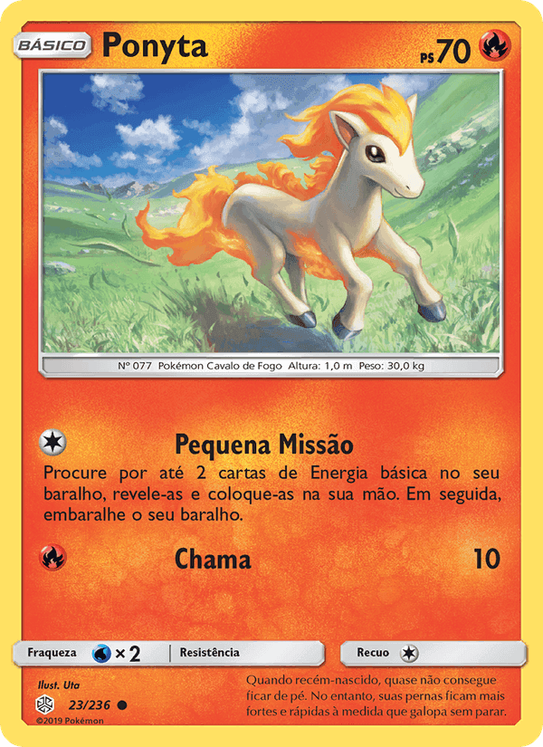 Ponyta, carta 23 di Eclipse Cósmico