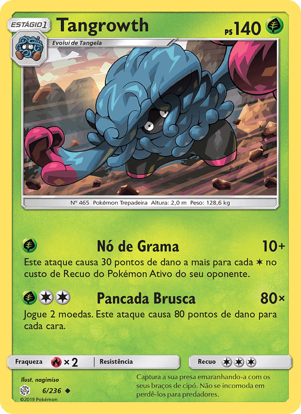 Tangrowth, carta 6 di Eclipse Cósmico