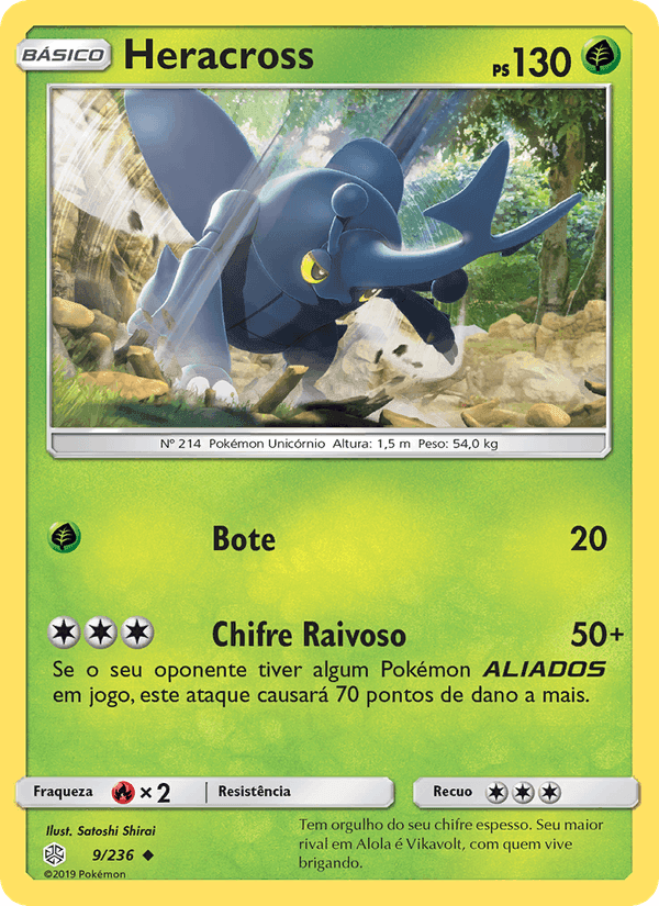 Heracross, carta 9 di Eclipse Cósmico