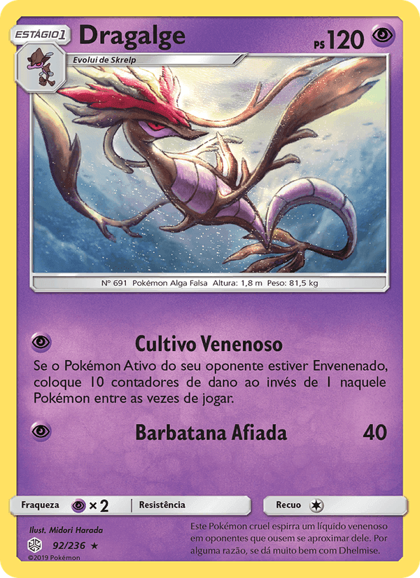 Dragalge, carta 92 de Eclipse Cósmico