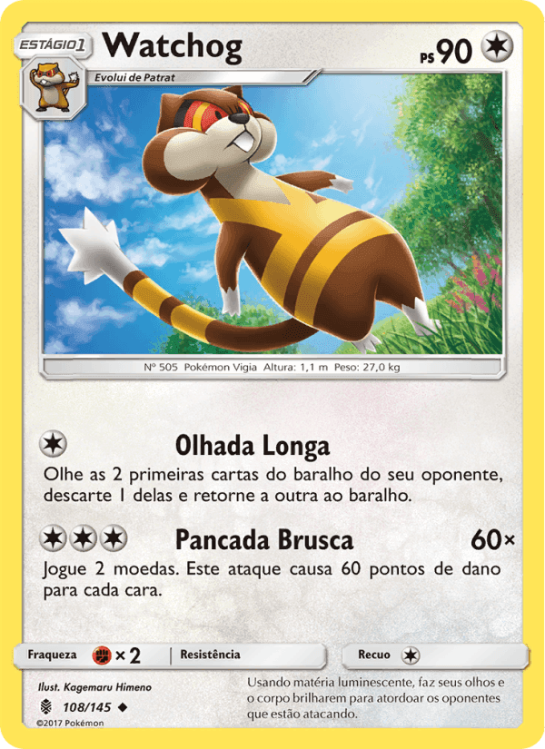 Watchog, card 108 from Guardiões Ascendentes