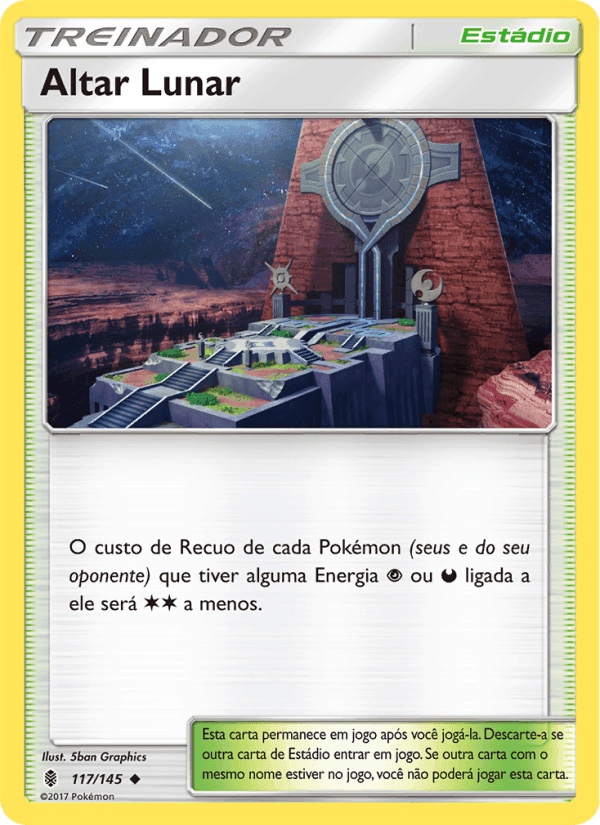 Altar Lunar, card 117 from Guardiões Ascendentes
