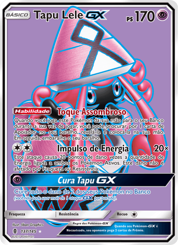 Tapu Lele GX, card 137 from Guardiões Ascendentes