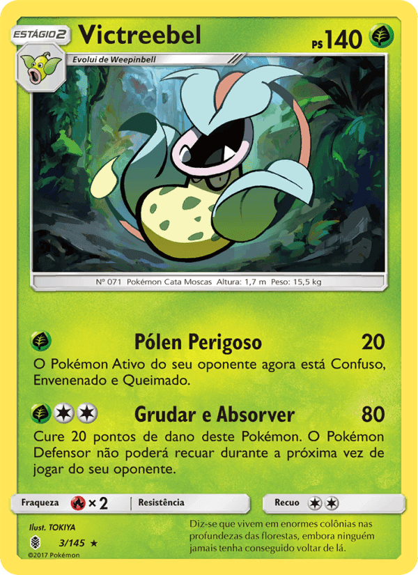Victreebel, carta 3 de Guardiões Ascendentes