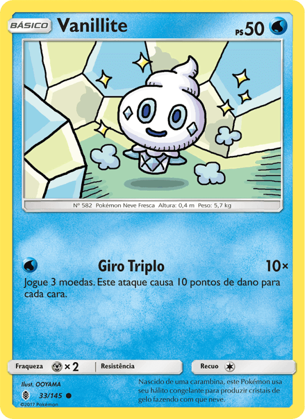 Vanillite, carta 33 di Guardiões Ascendentes