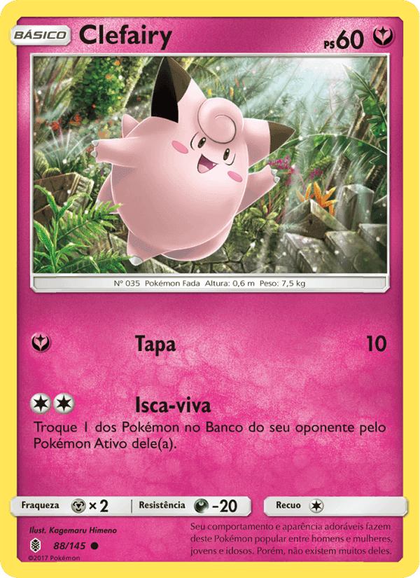Clefairy, card 88 from Guardiões Ascendentes