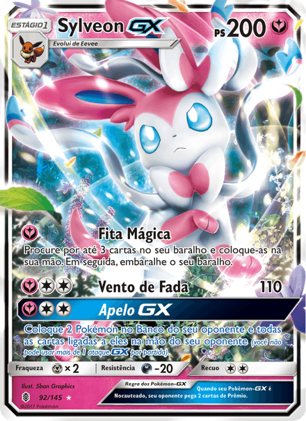 Sylveon GX, carta 92 de Guardiões Ascendentes