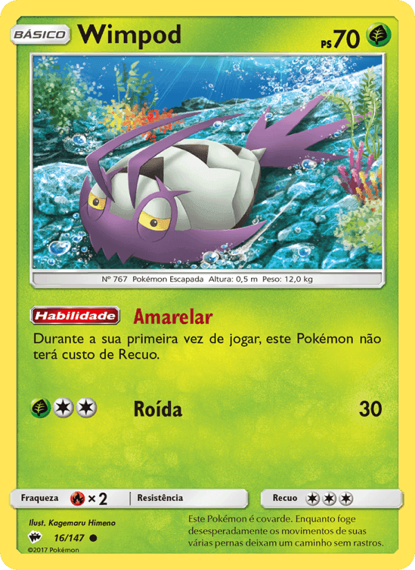 Wimpod, carta 16 de Sombras Ardentes