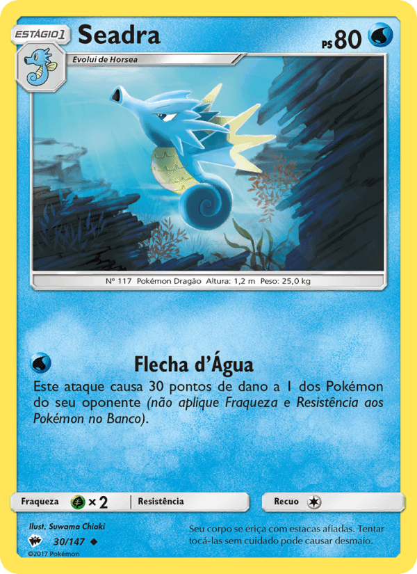 Seadra, carta 30 de Sombras Ardentes