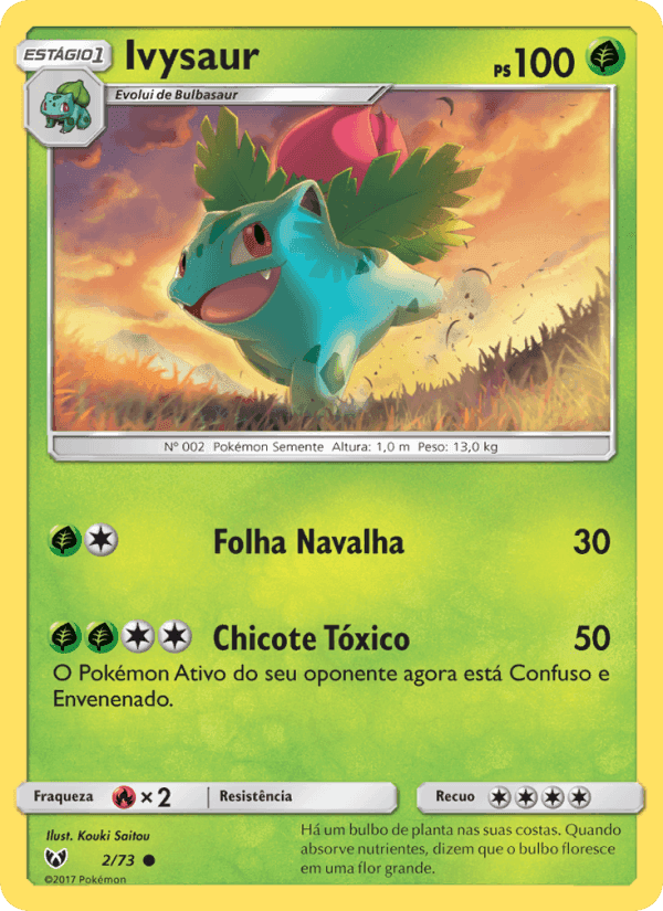 Ivysaur, carta 2 di Lendas Luminescentes