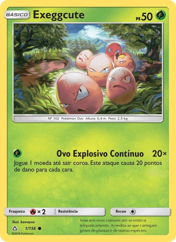 Exeggcute, carta 1 de Ultra Prisma