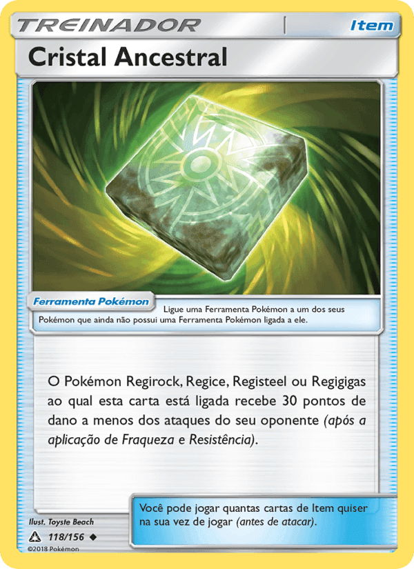 Cristal Ancestral, card 118 from Ultra Prisma