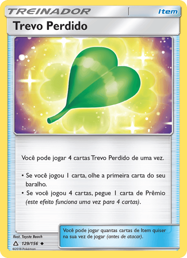 Trevo Perdido, card 129 from Ultra Prisma