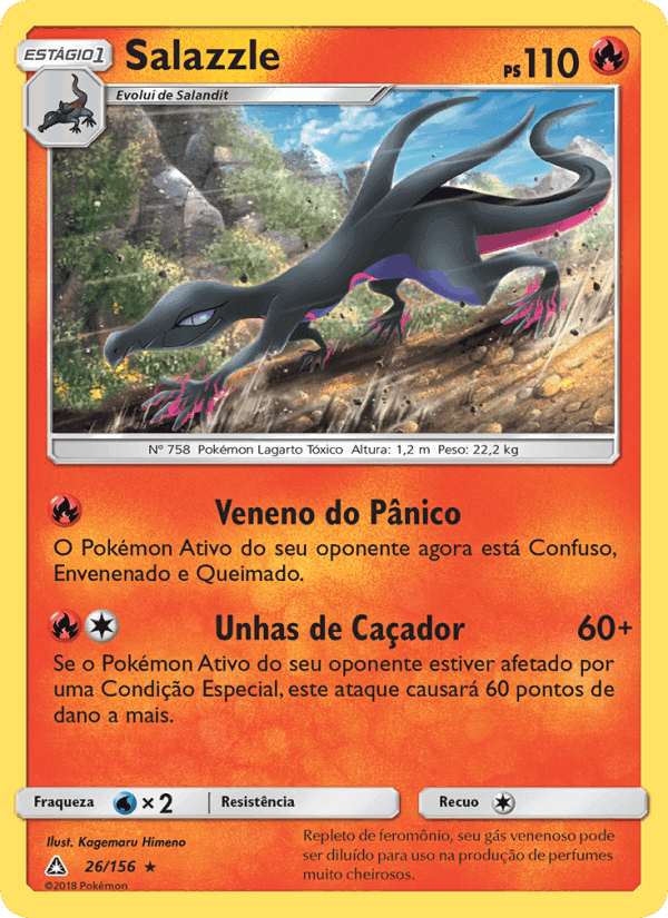 Salazzle, carta 26 de Ultra Prisma