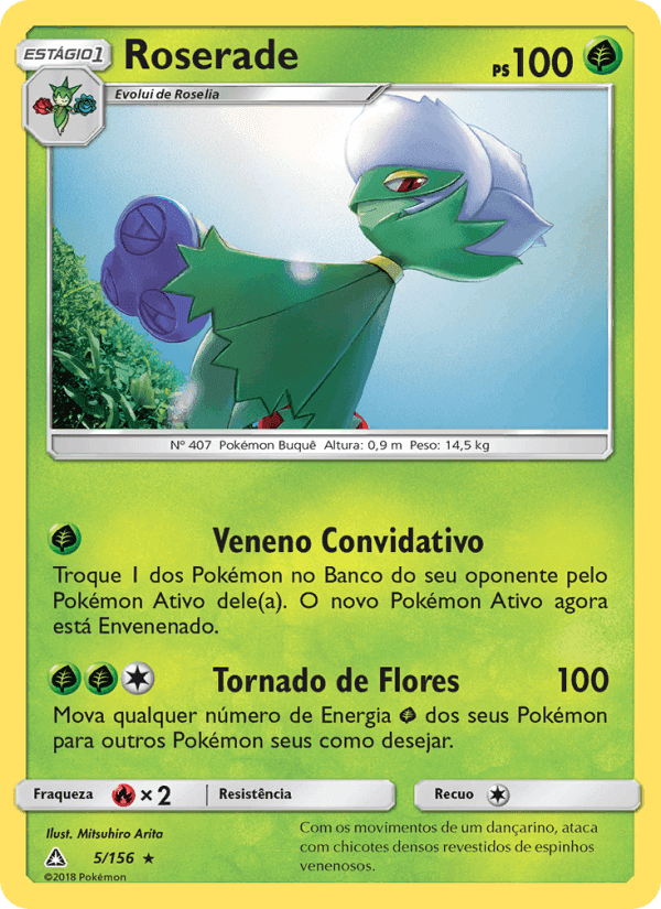 Roserade, carta 5 de Ultra Prisma