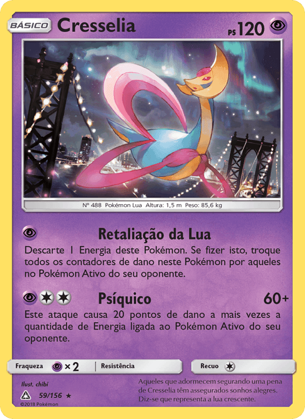 Cresselia, carta 59 de Ultra Prisma