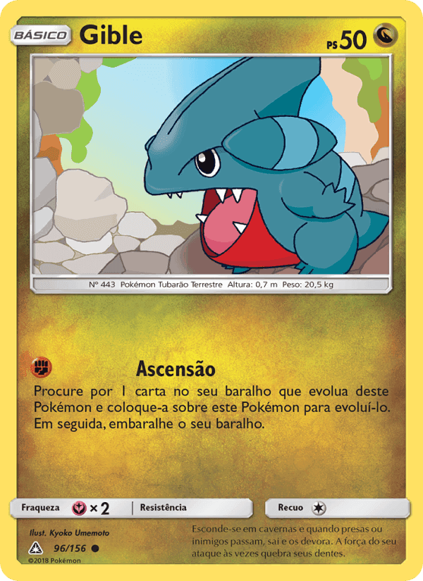 Gible, card 96 from Ultra Prisma
