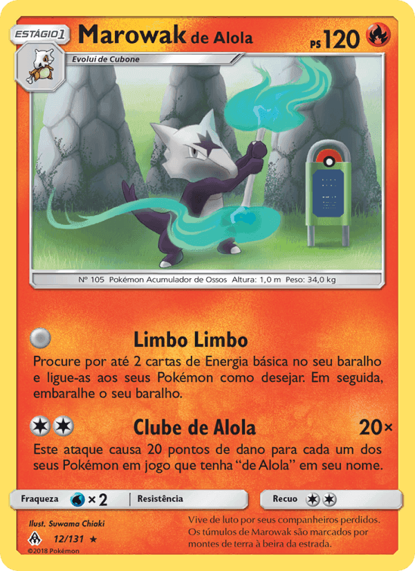 Marowak de Alola, carta 12 di Luz Proibida