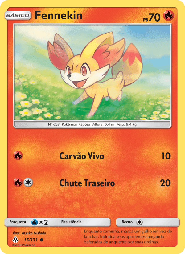 Fennekin, carta 15 di Luz Proibida
