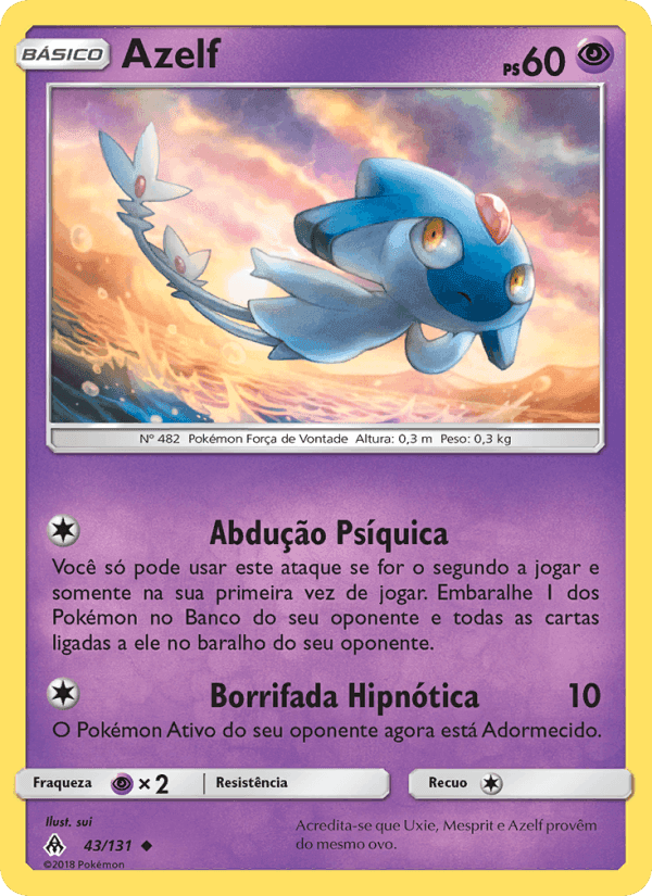 Azelf, carta 43 di Luz Proibida