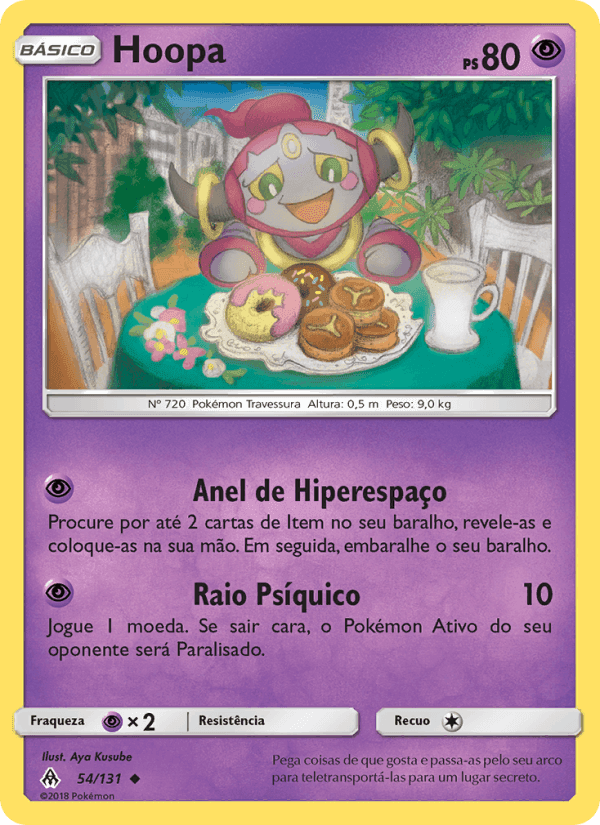 Hoopa, carta 54 di Luz Proibida