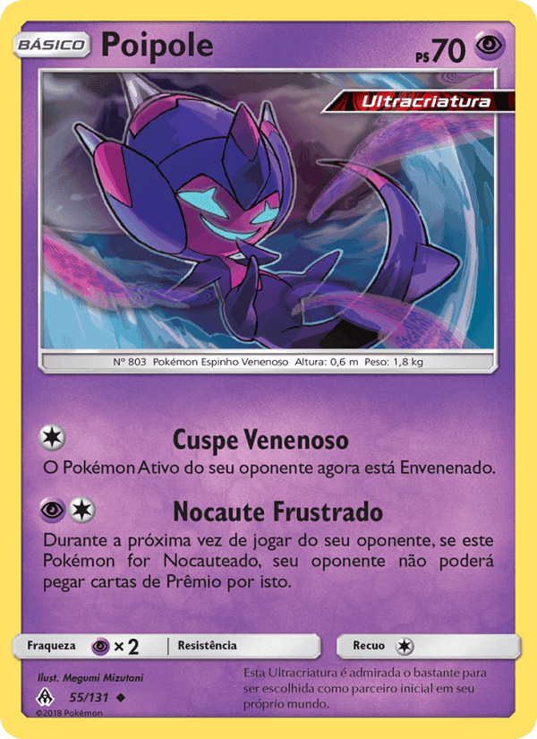 Poipole, carta 55 di Luz Proibida