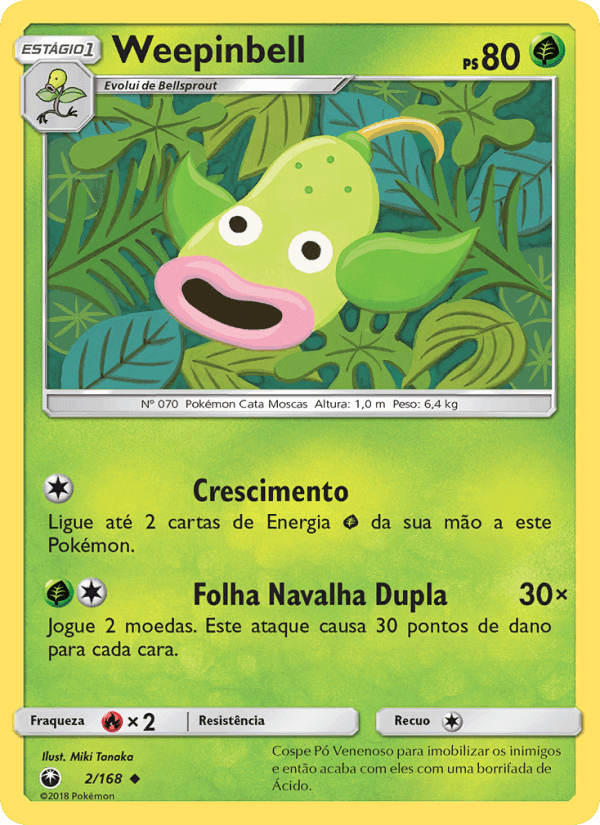 Weepinbell, carta 2 de Tempestade Celestial
