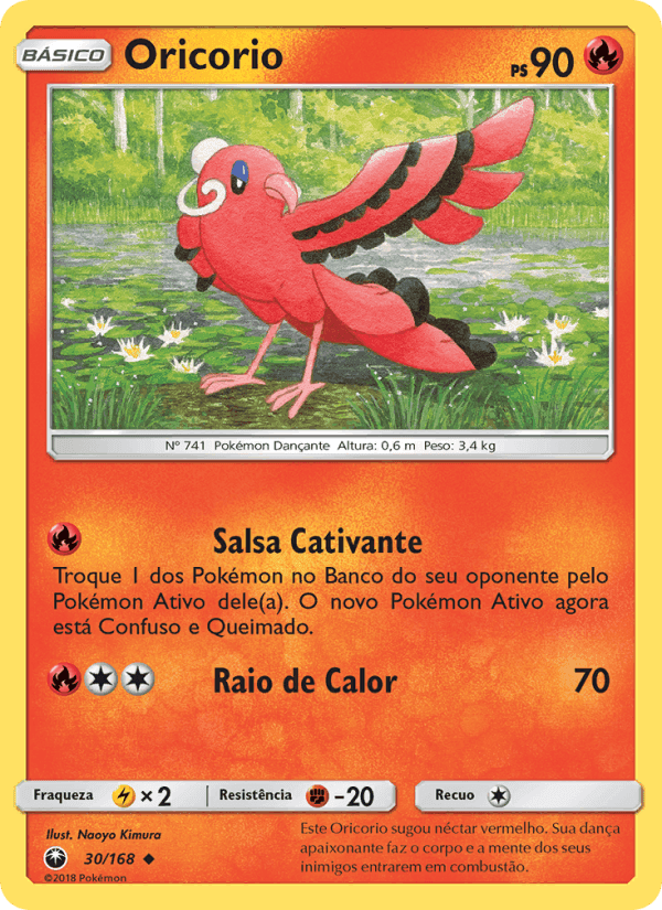 Oricorio, carta 30 de Tempestade Celestial
