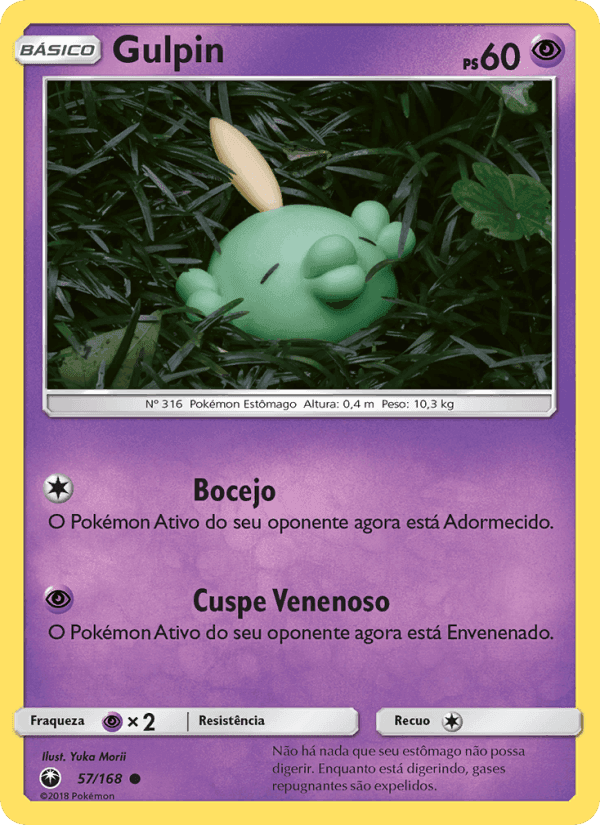 Gulpin, carta 57 de Tempestade Celestial