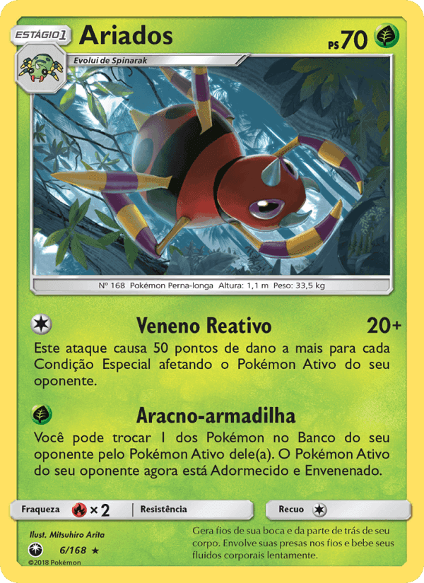 Ariados, carta 6 de Tempestade Celestial