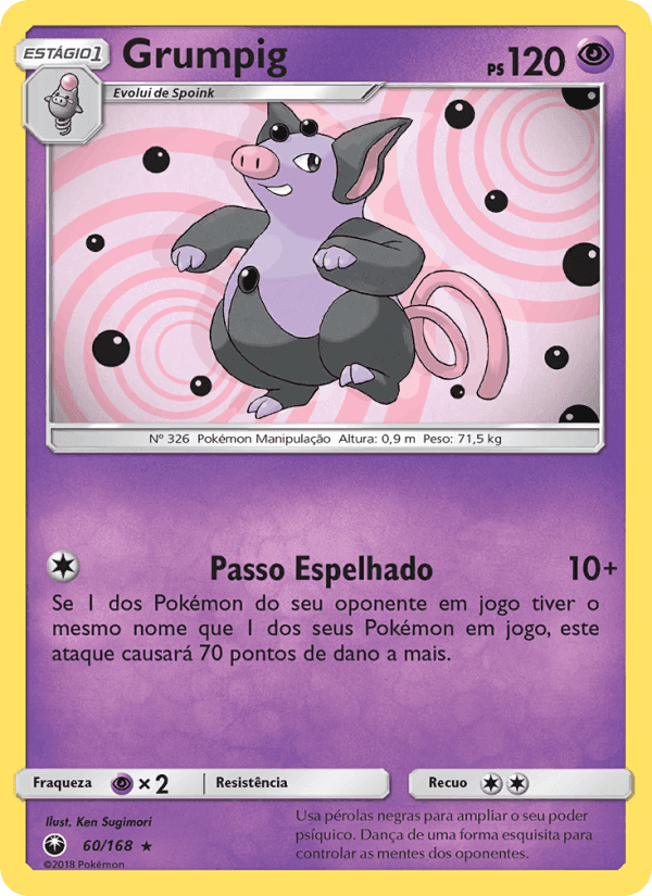 Grumpig, carta 60 de Tempestade Celestial