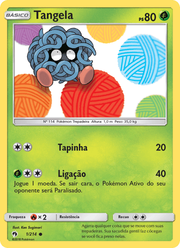 Tangela, carta 1 de Trovões Perdidos