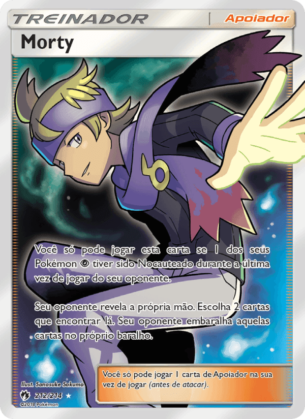 Morty, carta 212 de Trovões Perdidos