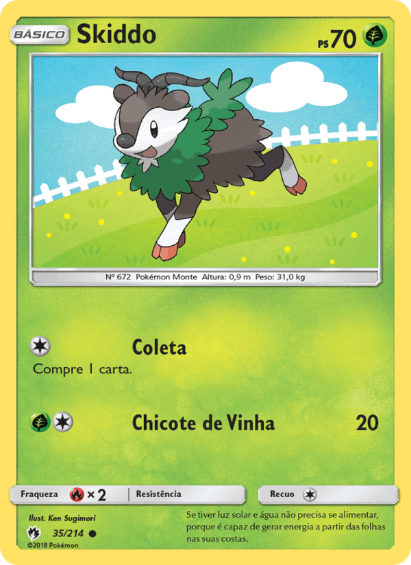Skiddo, carta 35 di Trovões Perdidos