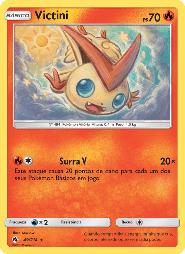Victini, carta 49 de Trovões Perdidos