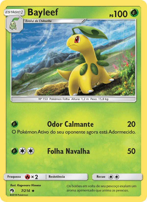 Bayleef, carta 7 de Trovões Perdidos