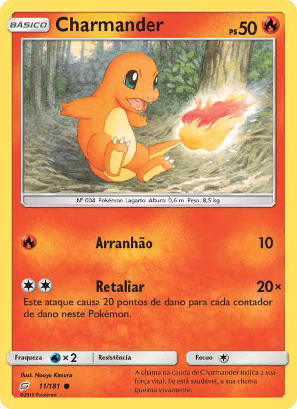 Charmander, carte 11 de União de Aliados
