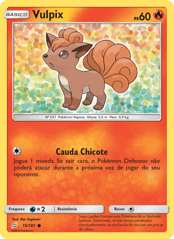 Vulpix, carta 15 di União de Aliados