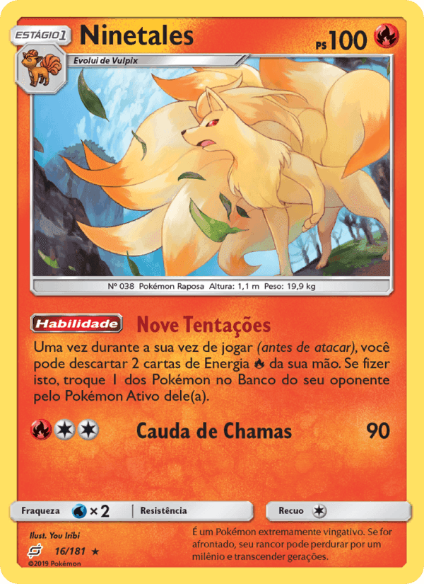 Ninetales, carta 16 de União de Aliados