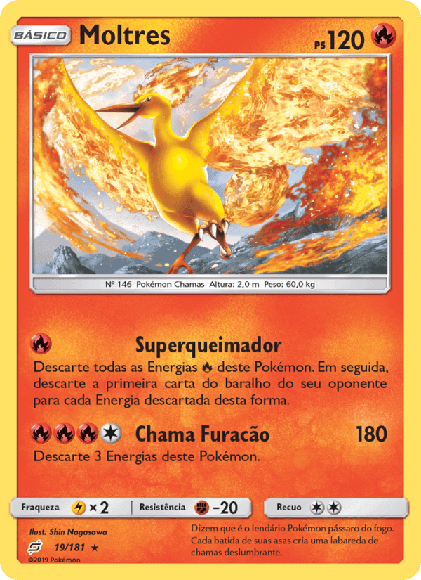 Moltres, carta 19 di União de Aliados