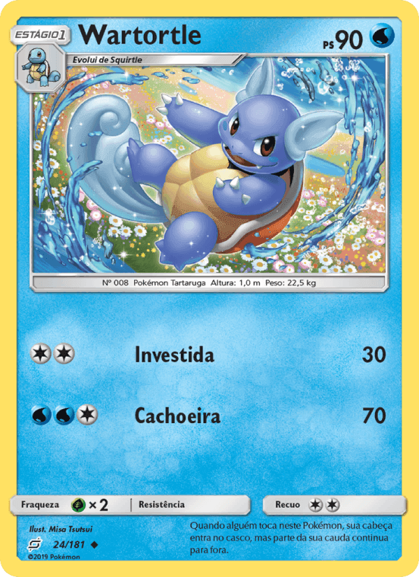 Wartortle, carta 24 de União de Aliados