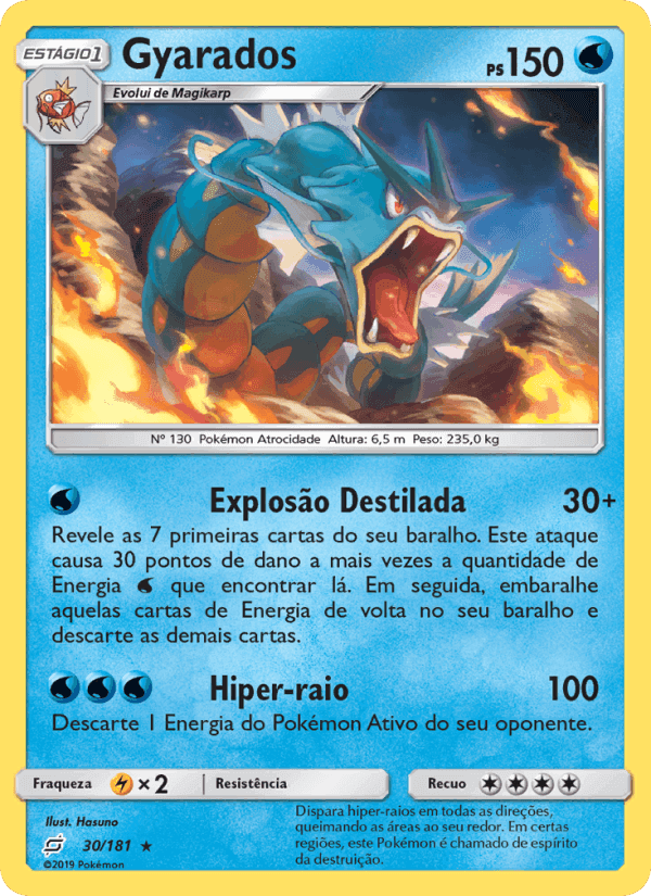 Gyarados, carta 30 de União de Aliados
